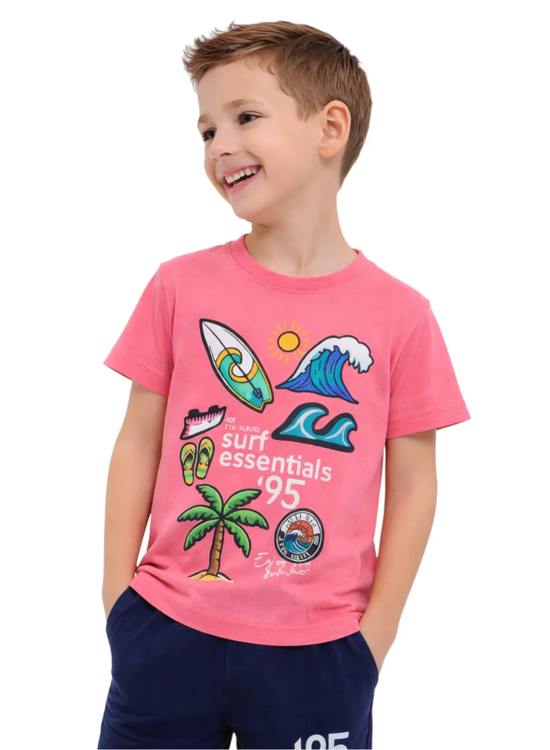 Victor And Jane  Boys Surf Essentials T-Shirt & Shorts Set  | Best Price UAE